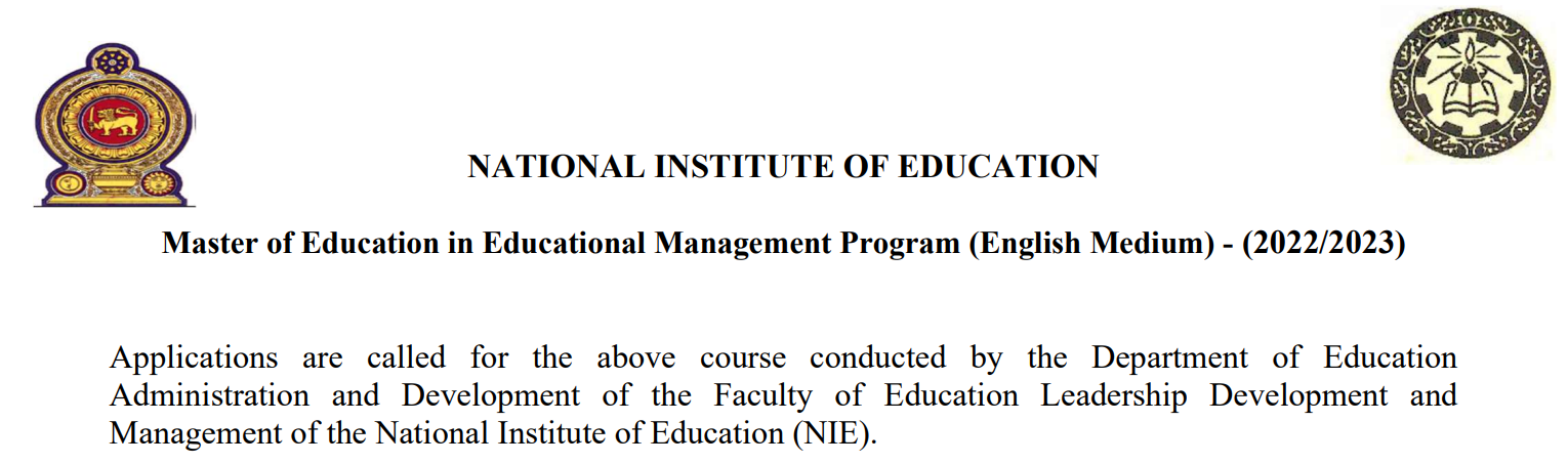 Master of Education in Educational Management Program - (2022/2023)