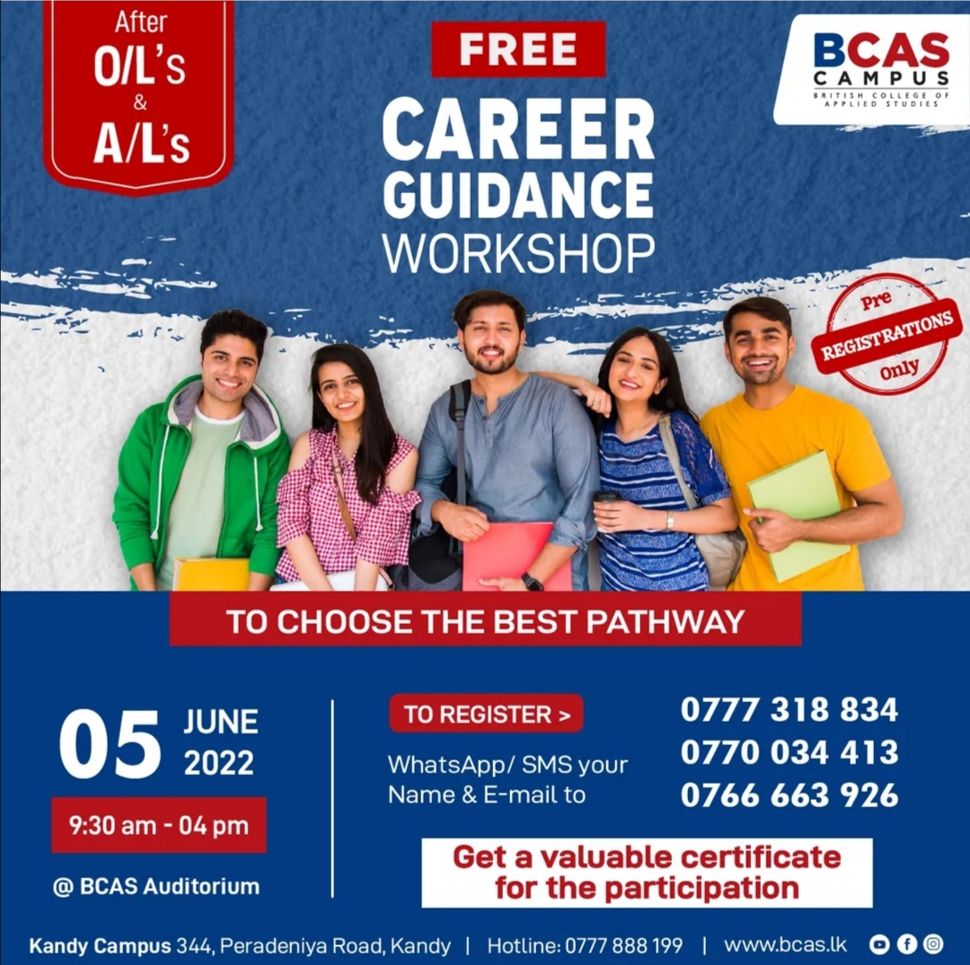Career Guidance Workshop 2022 by BCAS Campus