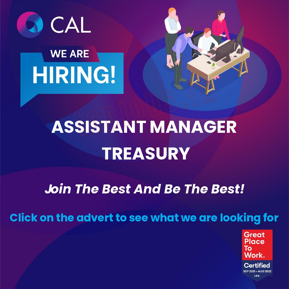 Assistant Manager of Treasury Vacancy at Capital Alliance 2022