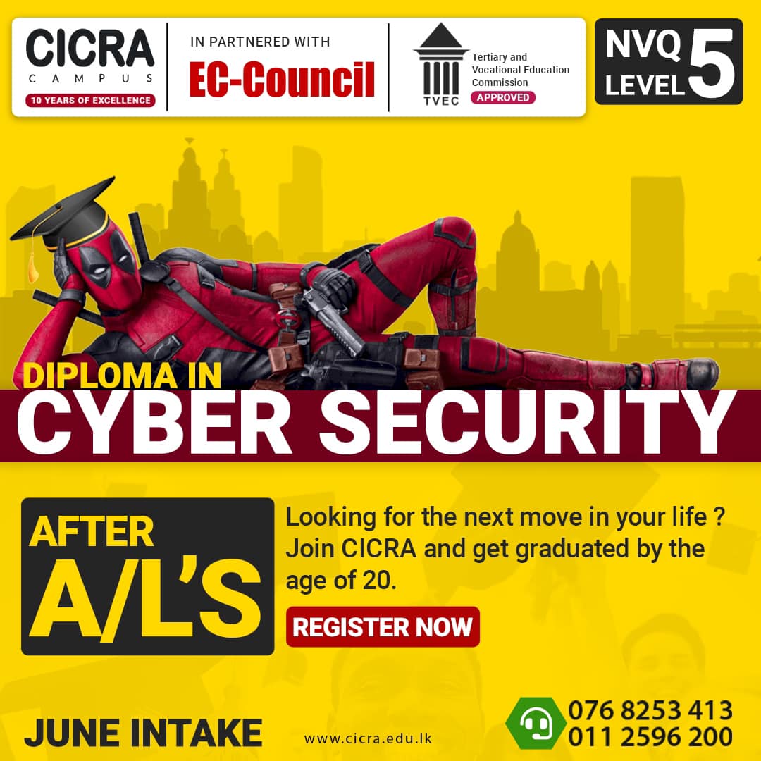 After A/L Diploma in Cyber Security - CICRA Campus Course Details
