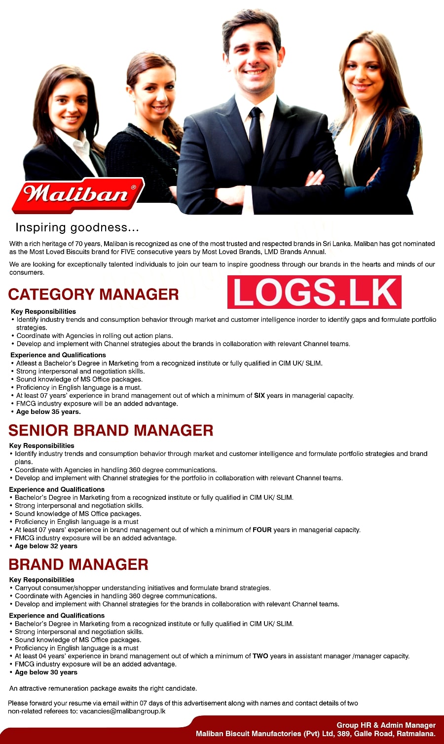 Category Manager Senior Brand Manager Brand Manager Job Vacancy 2023