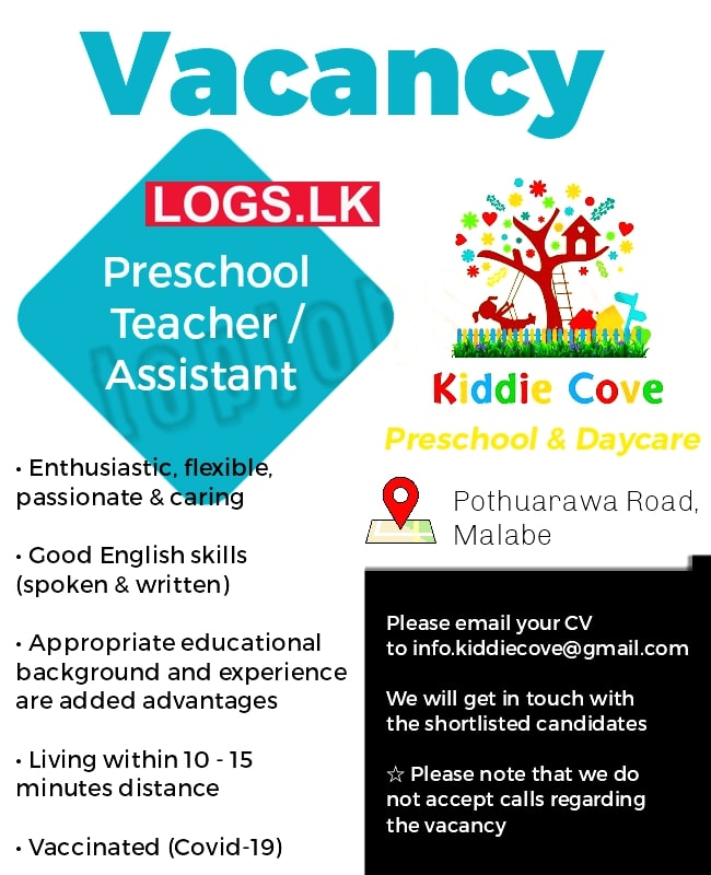 Preschool Teacher Vacancy 2023 in Kiddie Cove Preschool Jobs Vacancies