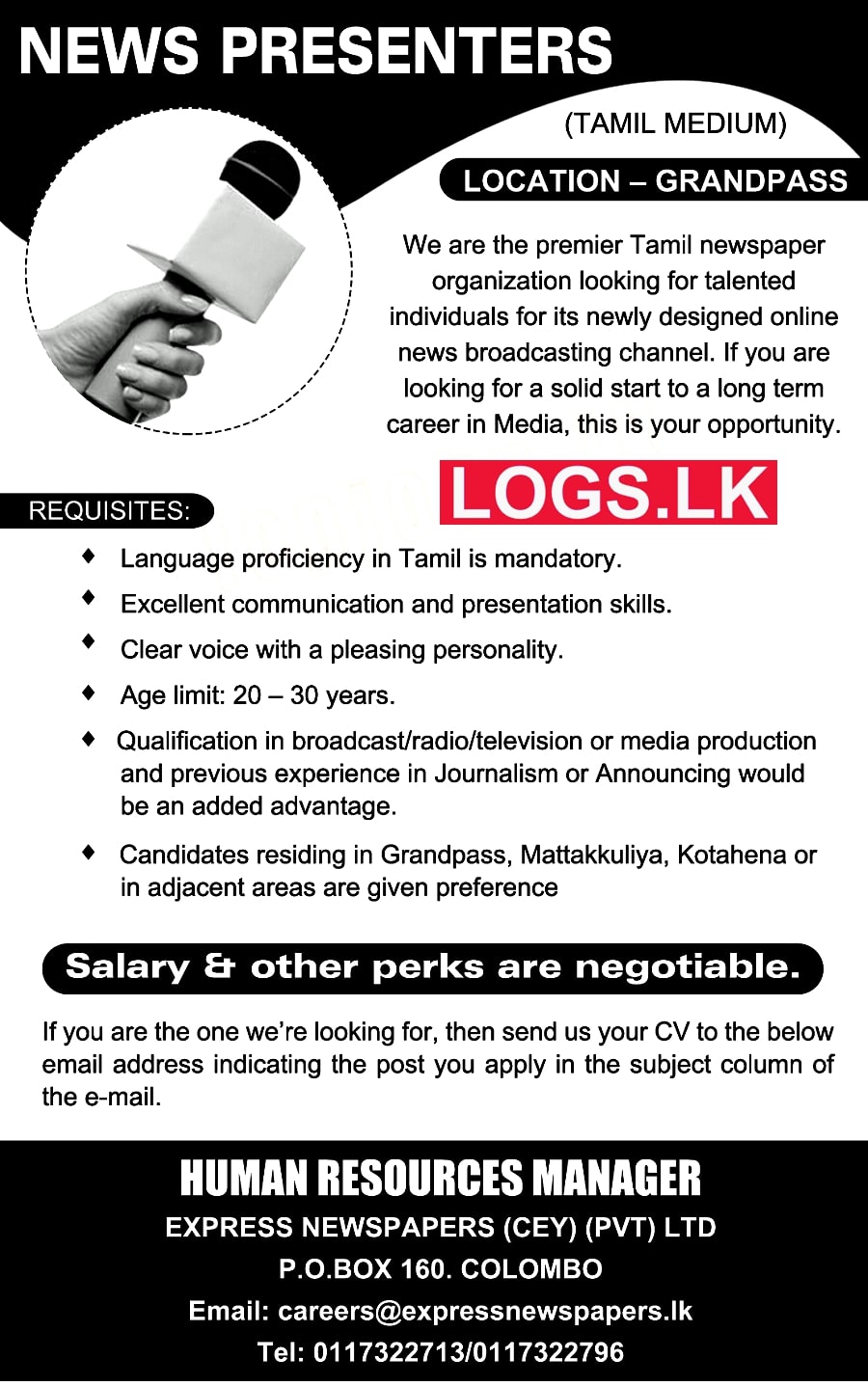 Radio Presenter Vacancies in Sri Lanka 2023 Application Form, Details Download